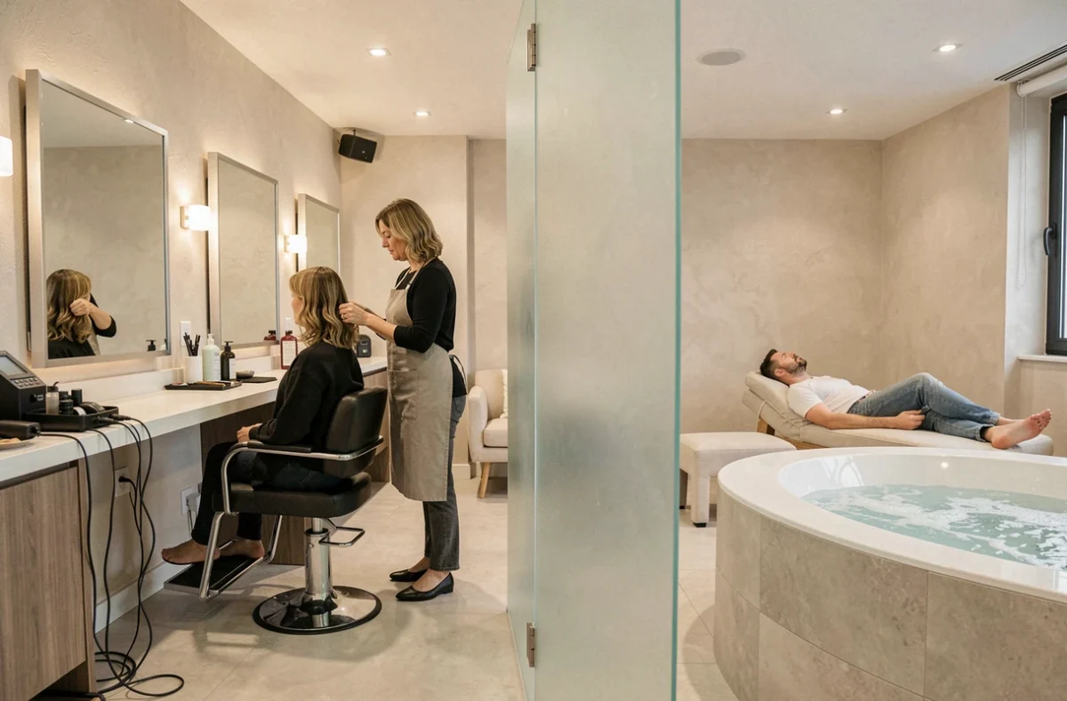 Espace coiffure et thalassothérapie combinés à l'institut Hair Styl et Thalaspa à Épagny Metz-Tessy